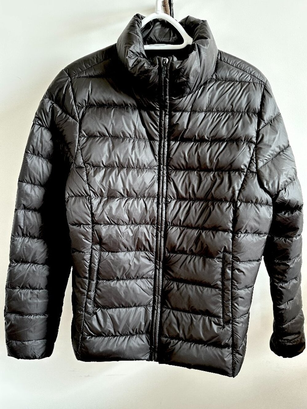 NWT Part Two Quilted Ultra Light Down Puffer Jacket Black with Flaw Size 40 (M)